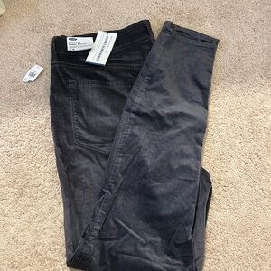 Old Navy Velour Charcoal Jeans